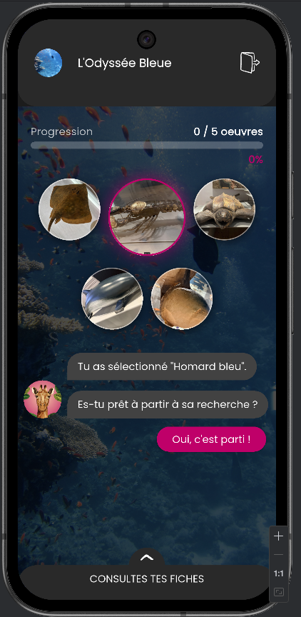 Page de sélection d'ouvres du Muséum d'Histoire naturelle de la Rochelle